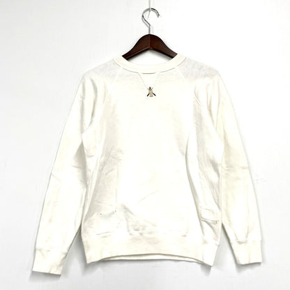 【中古品】【レディース】 45R フォーティーファイブアール 61070073 葉山ものがたり モントックン刺繍ベタッチプリントの908裏毛クルー トップス スウェット 長袖 168-250118-ma-04-izu サイズ：01 カラー：白 万代Net店