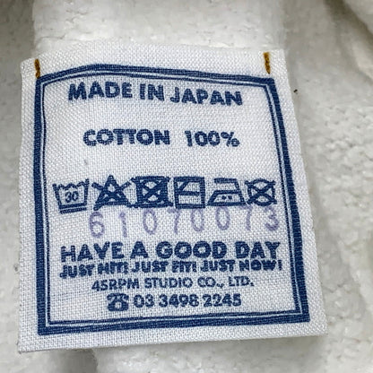 【中古品】【レディース】 45R フォーティーファイブアール 61070073 葉山ものがたり モントックン刺繍ベタッチプリントの908裏毛クルー トップス スウェット 長袖 168-250118-ma-04-izu サイズ：01 カラー：白 万代Net店