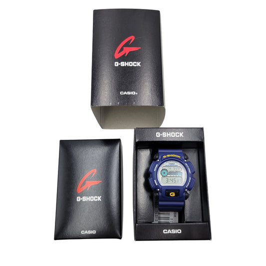 【中古美品】【メンズ/レディース】 G-SHOCK ジーショック DW-9052-2VDR 腕時計 199-260529-as-09-izu サイズ：48.5 × 43 × 14.7 mm カラー：ブルー 万代Net店