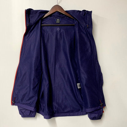 【中古品】【メンズ】 mont-bell モンベル LIGHT SHELL PARKA 1106645 ライトシェルパーカ ナイロンジャケット ロゴ 刺繍 アウター 144-250124-ay-20-izu サイズ：S カラー：パープル 万代Net店