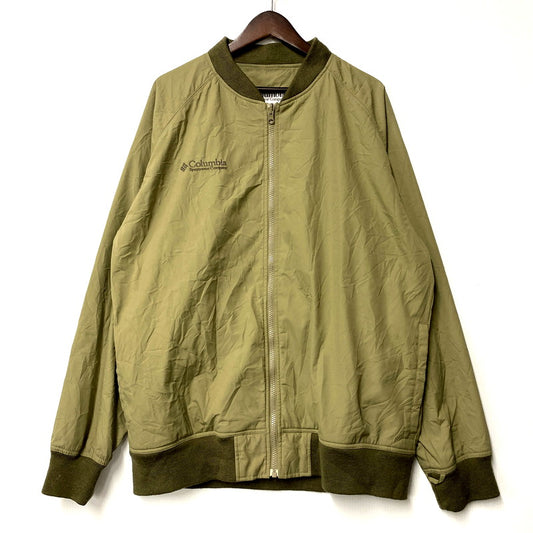 【中古品】【メンズ】 Columbia コロンビア ZIP BLOUSON PM7296 ジップ ブルゾン ジャケット アウター 144-250121-as-12-izu サイズ：XL カラー：グリーン系 万代Net店