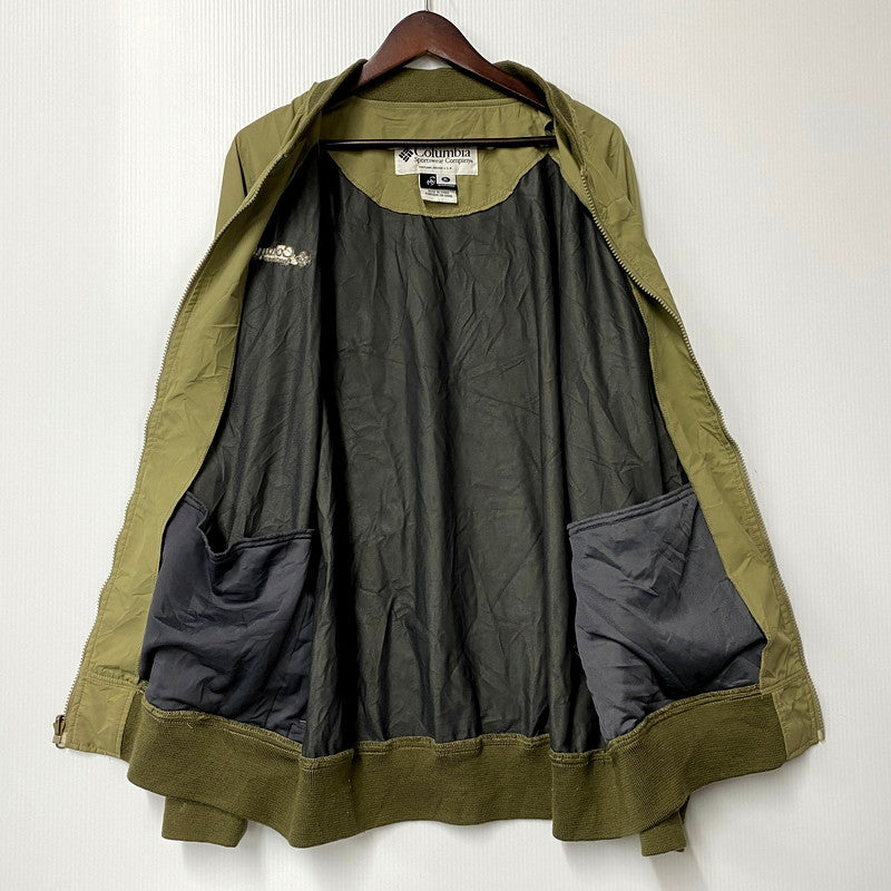 【中古品】【メンズ】 Columbia コロンビア ZIP BLOUSON PM7296 ジップ ブルゾン ジャケット アウター 144-250121-as-12-izu サイズ：XL カラー：グリーン系 万代Net店