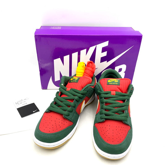 【中古美品】【メンズ】 NIKE SB ナイキエスビー FZ1287-300 DUNK LOW PRM ダンク ロー プレミアム 靴 スニーカー シューズ 160-250119-ma-14-izu サイズ：26.5cm カラー：SEATTLE SUPERSONICS/FIR AND FIRE RED 万代Net店