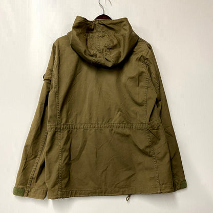 【中古品】【メンズ】 HYSTERIC GLAMOUR ヒステリックグラマー 0221AB06 HOODED MILITARY JACKET フーデッドミリタリージャケット アウター 長袖 140-250208-ma-16-izu サイズ：L カラー：グリーン系 万代Net店