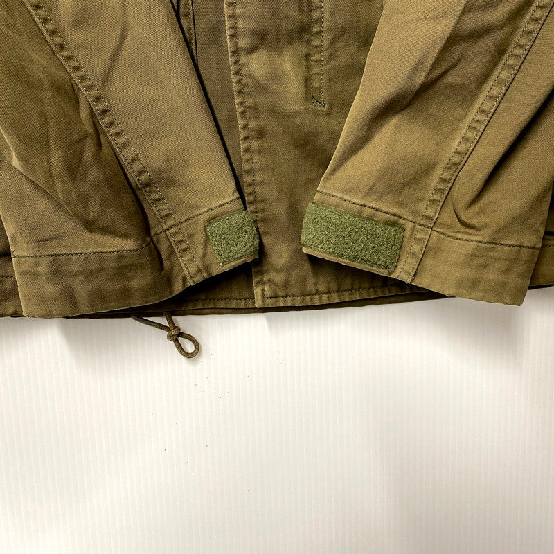 【中古品】【メンズ】 HYSTERIC GLAMOUR ヒステリックグラマー 0221AB06 HOODED MILITARY JACKET フーデッドミリタリージャケット アウター 長袖 140-250208-ma-16-izu サイズ：L カラー：グリーン系 万代Net店