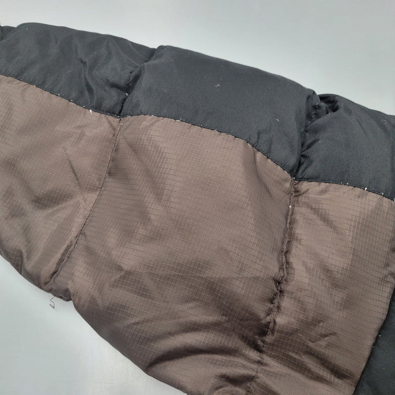 【現状渡し品】【メンズ】  FIRST DOWN ファーストダウン 172114 中国製 90S HOODED DOWN JACKET フーディ ダウン ジャケット 中綿 アウター 146-250120-mm-1-izu サイズ：XL カラー：ブラウン系 万代Net店