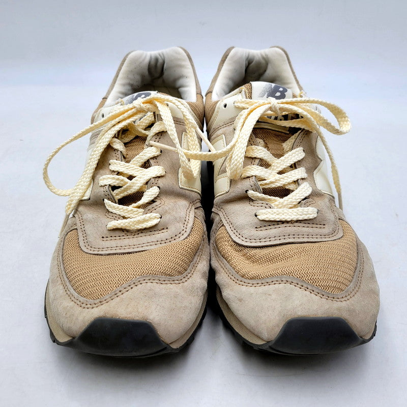 【中古品】【メンズ】 NEW BALANCE ニューバランス OU576BEI 英国製 スニーカー シューズ 靴 162-250120-ay-05-izu サイズ：US9.5 カラー：BEIGE 万代Net店