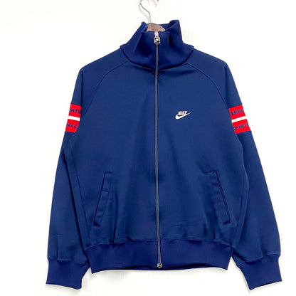 【中古品】【メンズ】  OLD NIKE オールドナイキ 80S TRACK JACKET 紺タグ 80年代 トラックジャケット アウター 長袖 146-250122-ma-06-izu サイズ：M カラー：ネイビー 万代Net店