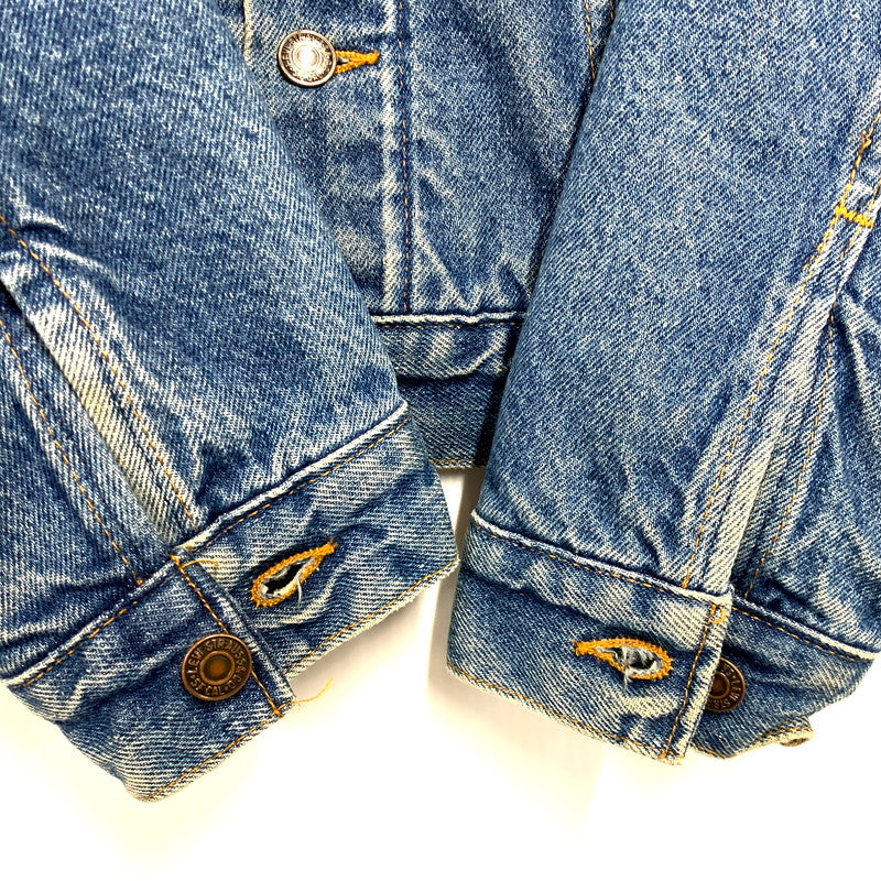 【中古品】【メンズ】 Levi's リーバイス 70506-0316 90S BLANKET LINER DENIM JACKET 刻印715 1993年製 90年代 ブランケットライナーデニムジャケット アウター 長袖 146-250121-ma-04-izu サイズ：38 カラー：インディゴ 万代Net店