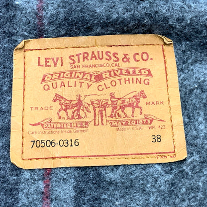 【中古品】【メンズ】 Levi's リーバイス 70506-0316 90S BLANKET LINER DENIM JACKET 刻印715 1993年製 90年代 ブランケットライナーデニムジャケット アウター 長袖 146-250121-ma-04-izu サイズ：38 カラー：インディゴ 万代Net店