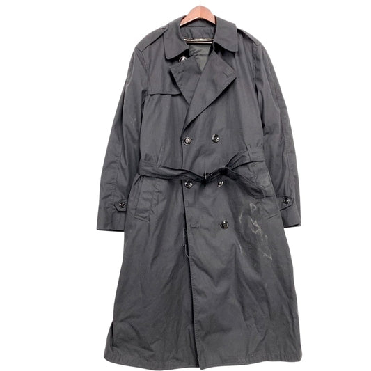 【現状渡し品】【メンズ】 U.S.NAVY ユーエスネイビー 00S TRENCH COAT SPM1C1-09-D-1070 トレンチコート 2009年製 アウター 146-250125-as-02-izu サイズ：42L カラー：ブラック 万代Net店