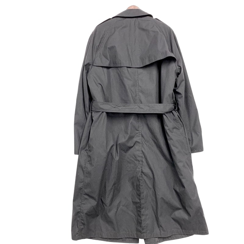 【現状渡し品】【メンズ】 U.S.NAVY ユーエスネイビー 00S TRENCH COAT SPM1C1-09-D-1070 トレンチコート 2009年製 アウター 146-250125-as-02-izu サイズ：42L カラー：ブラック 万代Net店
