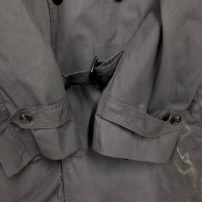 【現状渡し品】【メンズ】 U.S.NAVY ユーエスネイビー 00S TRENCH COAT SPM1C1-09-D-1070 トレンチコート 2009年製 アウター 146-250125-as-02-izu サイズ：42L カラー：ブラック 万代Net店