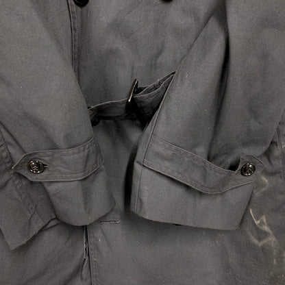 【現状渡し品】【メンズ】 U.S.NAVY ユーエスネイビー 00S TRENCH COAT SPM1C1-09-D-1070 トレンチコート 2009年製 アウター 146-250125-as-02-izu サイズ：42L カラー：ブラック 万代Net店