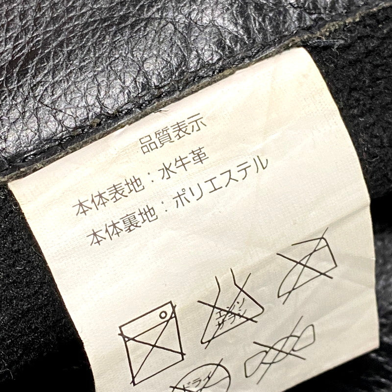 【中古品】【メンズ】 MOTO FIELD モトフィールド BUFFALO LEATHER PANTS バッファローレザーパンツ ズボン ボトムス 156-250122-ma-12-izu サイズ：L カラー：黒 万代Net店
