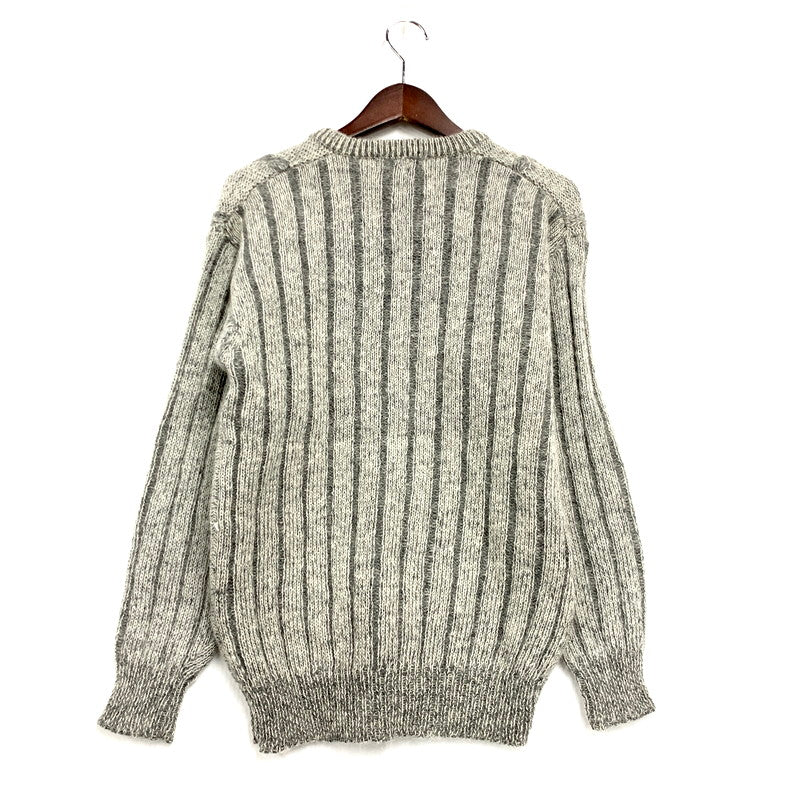 【中古品】【メンズ】 JEMAL ジーメル 70-80S V-NECK MOHAIR KNIT SWEATER Vネック モヘア ニット セーター 長袖 トップス 146-250125-as-22-izu サイズ：M カラー：グレー 万代Net店