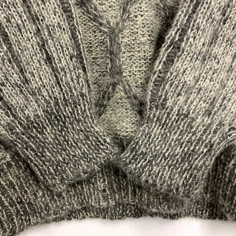 【中古品】【メンズ】 JEMAL ジーメル 70-80S V-NECK MOHAIR KNIT SWEATER Vネック モヘア ニット セーター 長袖 トップス 146-250125-as-22-izu サイズ：M カラー：グレー 万代Net店