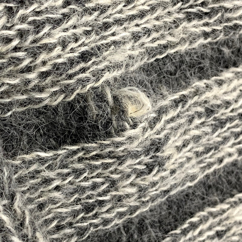 【中古品】【メンズ】 JEMAL ジーメル 70-80S V-NECK MOHAIR KNIT SWEATER Vネック モヘア ニット セーター 長袖 トップス 146-250125-as-22-izu サイズ：M カラー：グレー 万代Net店