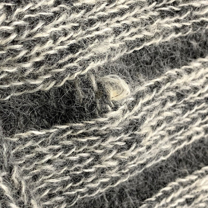 【中古品】【メンズ】 JEMAL ジーメル 70-80S V-NECK MOHAIR KNIT SWEATER Vネック モヘア ニット セーター 長袖 トップス 146-250125-as-22-izu サイズ：M カラー：グレー 万代Net店