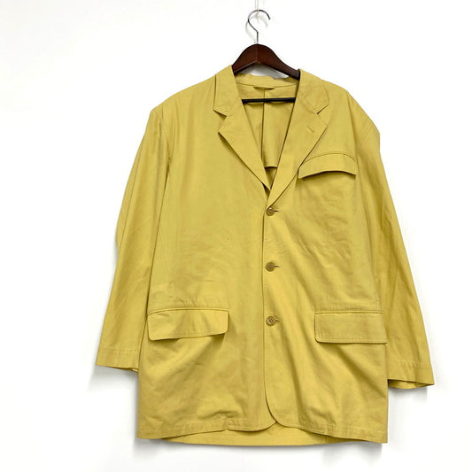 【中古品】【メンズ】 MONSIEUR ムッシュ 80-90S TAILORED JACKET 80-90年代 テーラードジャケット アウター 長袖 141-250122-ma-13-izu サイズ：L カラー：黄 万代Net店