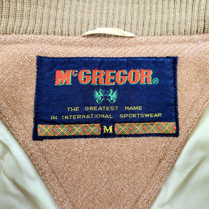 【中古品】【メンズ】 McGregor マックレガー 70-80S VARSITY JACKET バーシティジャケット アウター 146-250123-as-04-izu サイズ：M カラー：ブラウン 万代Net店