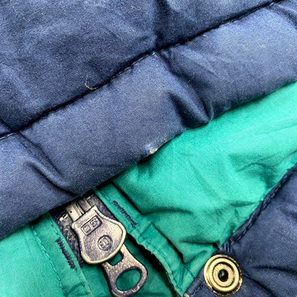 【中古品】【メンズ】 I・N・C INTERNATIONAL CONCEPT アイエヌシーインターナショナルコンセプト 90S DOWN COAT 90年代 ダウンコート アウター 長袖 146-250123-ma-11-izu サイズ：L カラー：ネイビー/グリーン 万代Net店