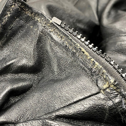 【現状渡し品】【メンズ】 SEQUENCE シークエンス HOODED LEATHER COAT フーデッドレザーコート アウター 長袖 146-250123-ma-06-izu サイズ：L カラー：黒 万代Net店