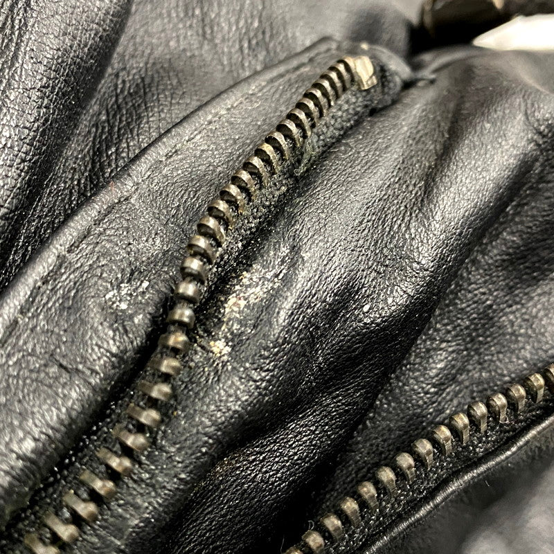 【現状渡し品】【メンズ】 SEQUENCE シークエンス HOODED LEATHER COAT フーデッドレザーコート アウター 長袖 146-250123-ma-06-izu サイズ：L カラー：黒 万代Net店