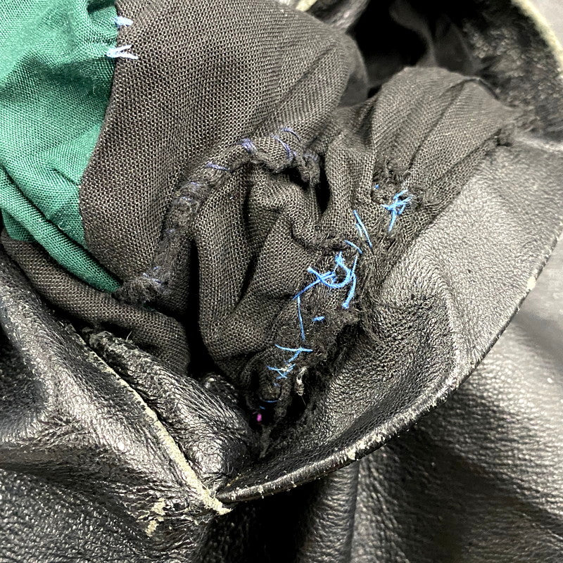 【現状渡し品】【メンズ】 SEQUENCE シークエンス HOODED LEATHER COAT フーデッドレザーコート アウター 長袖 146-250123-ma-06-izu サイズ：L カラー：黒 万代Net店