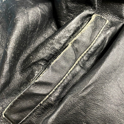 【現状渡し品】【メンズ】 SEQUENCE シークエンス HOODED LEATHER COAT フーデッドレザーコート アウター 長袖 146-250123-ma-06-izu サイズ：L カラー：黒 万代Net店