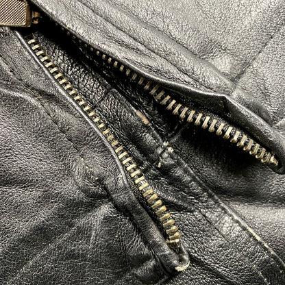 【現状渡し品】【メンズ】 SEQUENCE シークエンス HOODED LEATHER COAT フーデッドレザーコート アウター 長袖 146-250123-ma-06-izu サイズ：L カラー：黒 万代Net店