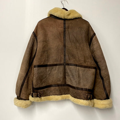 【中古品】【メンズ】  ARTURO LEATHER アルトゥーロレザー 80S REAL SHEEPSKIN MOUTON JACKET 80年代 リアルシープスキンムートンジャケット アウター 長袖 146-250123-ma-05-izu サイズ：M カラー：茶系 万代Net店