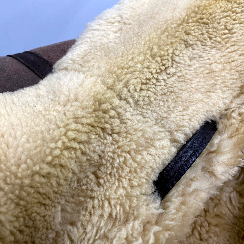 【中古品】【メンズ】  ARTURO LEATHER アルトゥーロレザー 80S REAL SHEEPSKIN MOUTON JACKET 80年代 リアルシープスキンムートンジャケット アウター 長袖 146-250123-ma-05-izu サイズ：M カラー：茶系 万代Net店