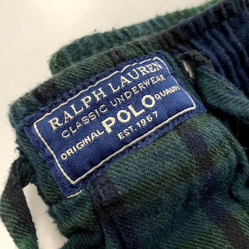 【中古品】【メンズ】 POLO RALPH LAUREN ポロ・ラルフローレン CHECK EASY PAJAMA PANTS チェック イージー パジャマパンツ ボトムス 158-250125-as-23-izu サイズ：XL カラー：マルチカラー 万代Net店