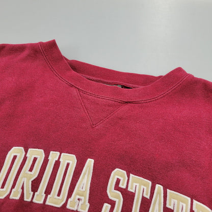 【現状渡し品】【メンズ】 OLD NIKE TEAM オールド ナイキ チーム 90-00S FLORIDA STATE SWEATSHIRT スウェットシャツ トレーナー 長袖 トップス 146-250123-as-05-izu サイズ：S カラー：レッド 万代Net店