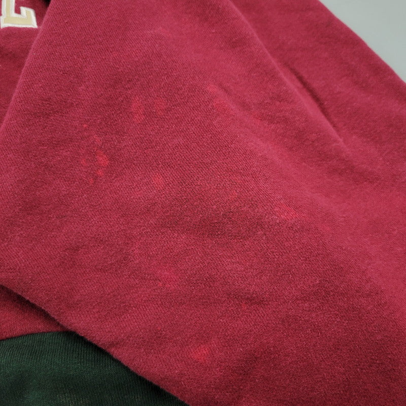 【現状渡し品】【メンズ】 OLD NIKE TEAM オールド ナイキ チーム 90-00S FLORIDA STATE SWEATSHIRT スウェットシャツ トレーナー 長袖 トップス 146-250123-as-05-izu サイズ：S カラー：レッド 万代Net店