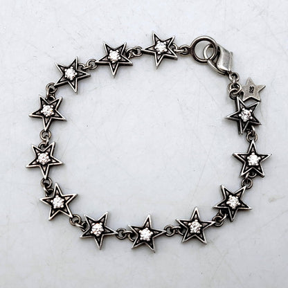 【中古品】【メンズ/レディース】 Justin Davis ジャスティンデイビス 925 HOLLYWOOD BLVD BRACELET ハリウッド ブルーバード ブレスレット アクセサリー 192-250122-as-01-izu カラー：シルバー 万代Net店