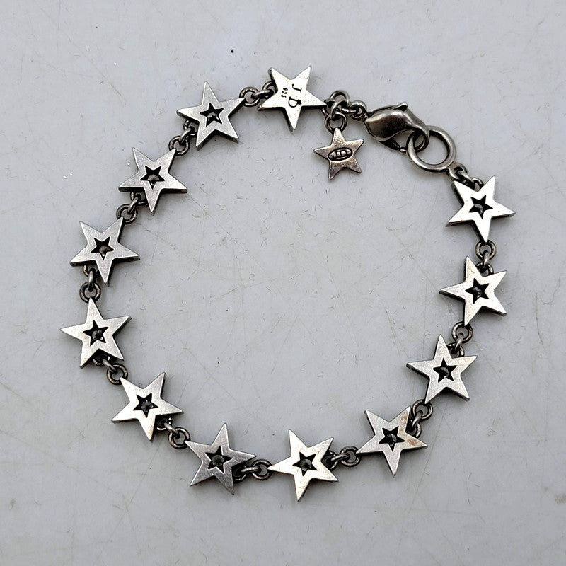 【中古品】【メンズ/レディース】 Justin Davis ジャスティンデイビス 925 HOLLYWOOD BLVD BRACELET ハリウッド ブルーバード ブレスレット アクセサリー 192-250122-as-01-izu カラー：シルバー 万代Net店