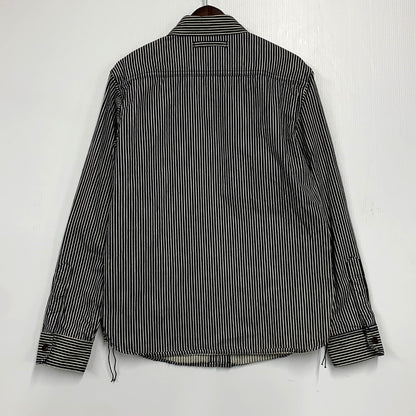 【中古品】【メンズ】  UES CLOTHING MFG.CO ウエス 500TS LS TRAVELING SHIRT HICKORY ロングスリーブトラベリングシャツ ヒッコリー トップス 長袖 145-250123-ma-04-izu サイズ：2 カラー：ネイビー系 万代Net店