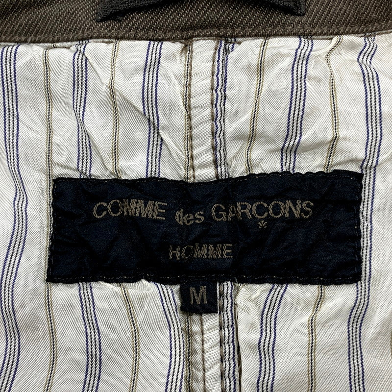 【中古品】【メンズ】 COMME des GARCONS HOMME コムデギャルソンオム 3B JACKET HQ-J016 AD2005 3Bジャケット アウター 140-250201-as-39-izu サイズ：M カラー：ブラウン系 万代Net店