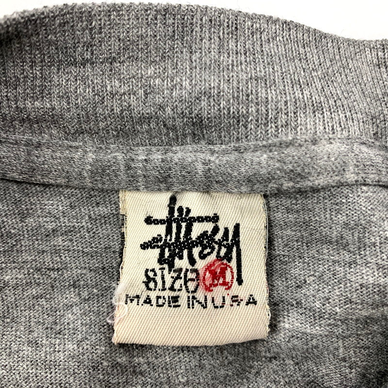 【中古品】【メンズ】  OLD STUSSY オールドステューシー USA製 90S LS TEE 90年代 ロングスリーブTシャツ トップス 長袖 142-250208-ma-02-izu サイズ：M カラー：グレー 万代Net店