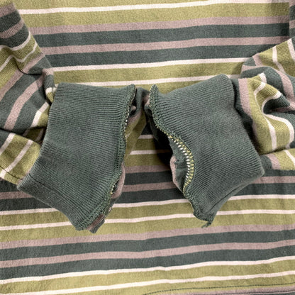 【中古品】【メンズ】 WTAPS ダブルタップス 23SS BDY 01 LS COTTON.TEXTILE.WUT 231ATDT-CSM20 ボーダー ロングスリーブ コットン テキスタイル 長袖 トップス 142-250201-as-18-izu サイズ：03 カラー：マルチカラー 万代Net店