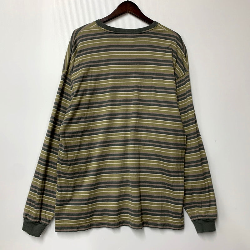 【中古品】【メンズ】 WTAPS ダブルタップス 23SS BDY 01 LS COTTON.TEXTILE.WUT 231ATDT-CSM20 ボーダー ロングスリーブ コットン テキスタイル 長袖 トップス 142-250201-as-18-izu サイズ：03 カラー：マルチカラー 万代Net店