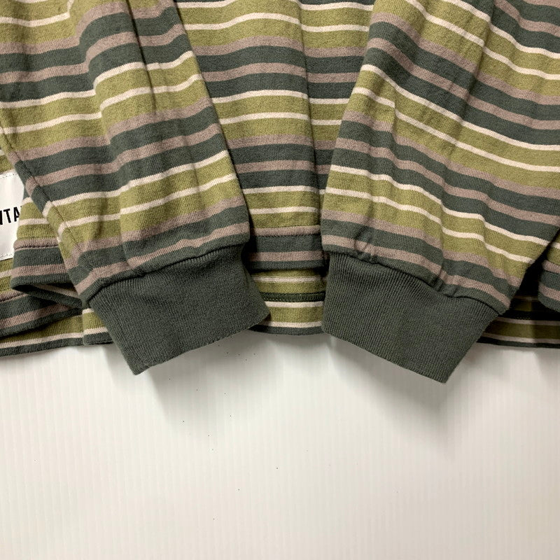 【中古品】【メンズ】 WTAPS ダブルタップス 23SS BDY 01 LS COTTON.TEXTILE.WUT 231ATDT-CSM20 ボーダー ロングスリーブ コットン テキスタイル 長袖 トップス 142-250201-as-18-izu サイズ：03 カラー：マルチカラー 万代Net店