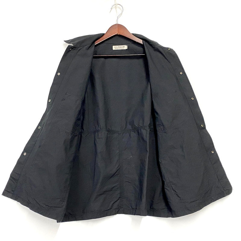 【中古品】【メンズ】  COOTIE PRODUCTIONS クーティープロダクションズ 19SS CORDURA COVERALL コーデュラ カバーオール ジャケット 142-250201-as-33-izu サイズ：M カラー：ブラック 万代Net店