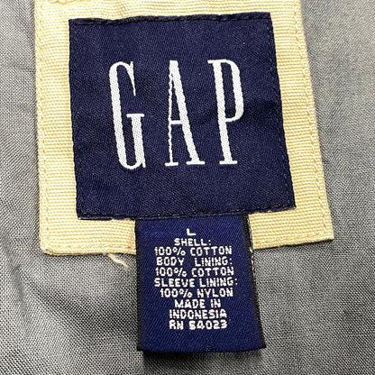 【中古品】【メンズ】  OLD GAP オールドギャップ 90S ZIP BLOUSON 776051-01 ジップブルゾン 紺タグ ジャケット アウター 146-250207-as-23-izu サイズ：L カラー：ネイビー 万代Net店