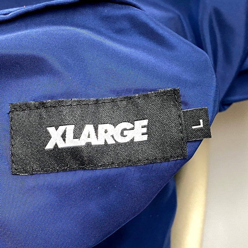 【中古品】【メンズ】 XLARGE エクストララージ REVERSIBLE BASEBALL JACKET 101223021003 リバーシブル ベースボール ジャケット アウター 142-250207-as-16-izu サイズ：L カラー：ネイビー 万代Net店