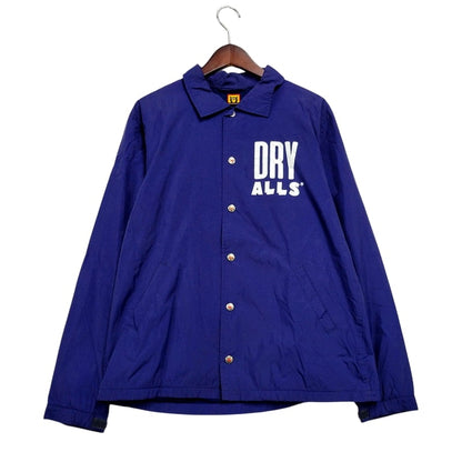 【中古品】【メンズ】 HUMAN MADE ヒューマンメード DRY ALLS NYLON COACH JACKET ナイロンコーチジャケット アウター 142-250131-as-26-izu サイズ：M カラー：ネイビー 万代Net店