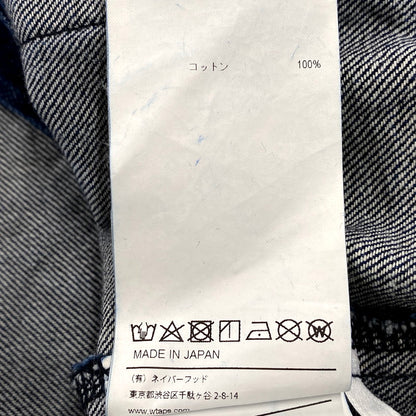 【中古品】【メンズ】 WTAPS ダブルタップス 23SS JMOD LS COTTON.DENIM.PASTHG 231WVDT-SHM02 ロングスリーブ コットン デニム 長袖 シャツ ジャケット 142-250131-as-13-izu サイズ：02 カラー：インディゴ 万代Net店