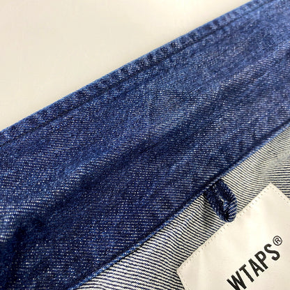 【中古品】【メンズ】 WTAPS ダブルタップス 23SS JMOD LS COTTON.DENIM.PASTHG 231WVDT-SHM02 ロングスリーブ コットン デニム 長袖 シャツ ジャケット 142-250131-as-13-izu サイズ：02 カラー：インディゴ 万代Net店